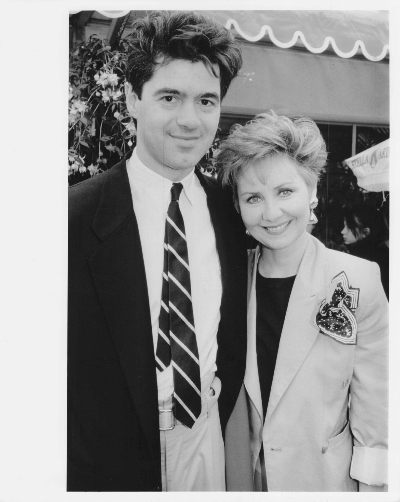 Lulu With Hairdresser Husband John Frieda 9x7 Vintage Press Photo