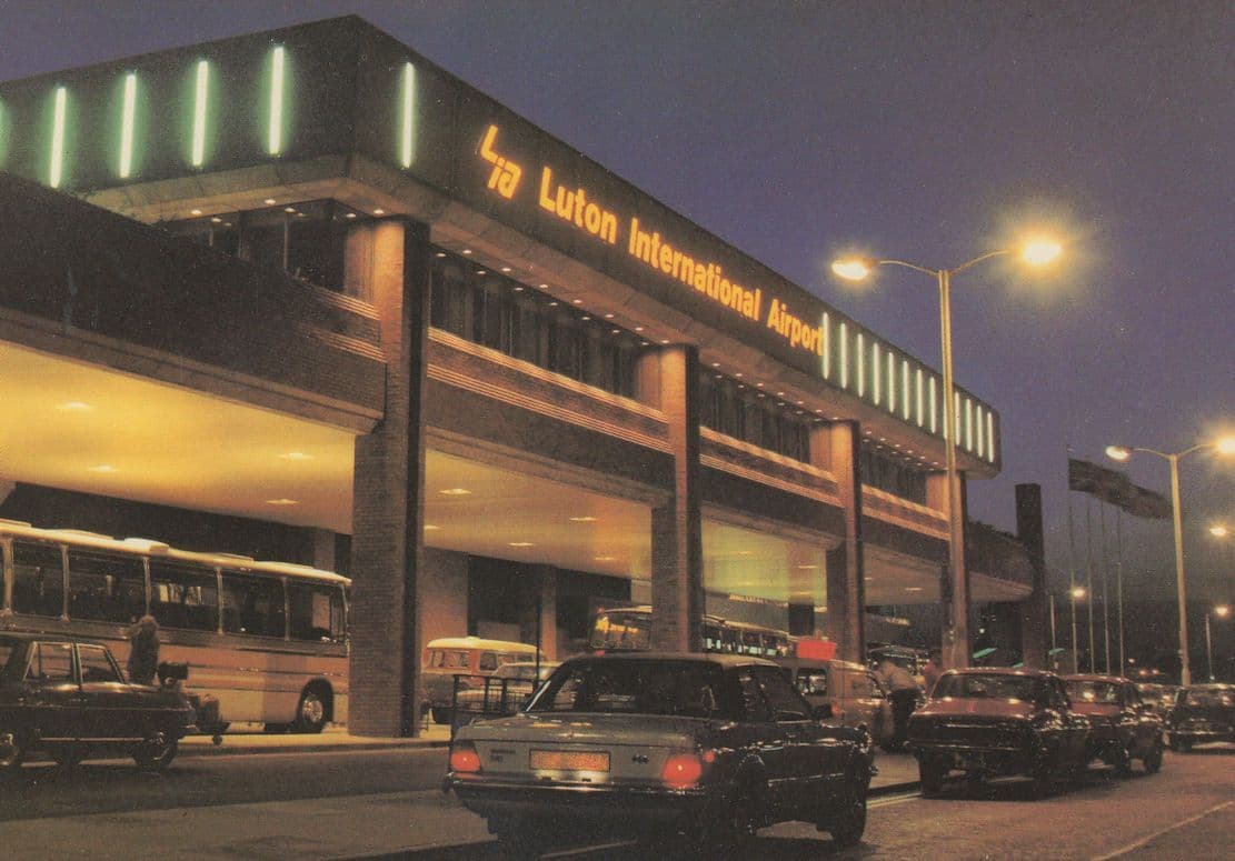 Luton International Airport & Rare Postcard Postcard