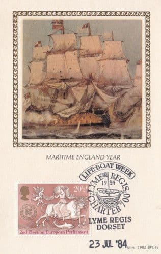 Lyme Regis Benham Navy Maritime England First Day Cover
