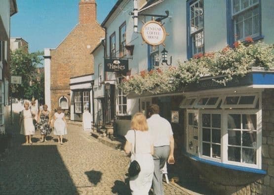 Lymington Quay Street Postcard