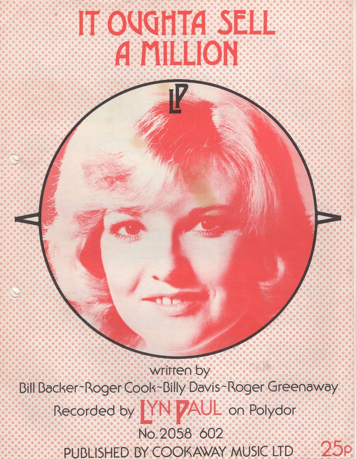 Lyn Paul It Oughta Sell A Million Sheet Music