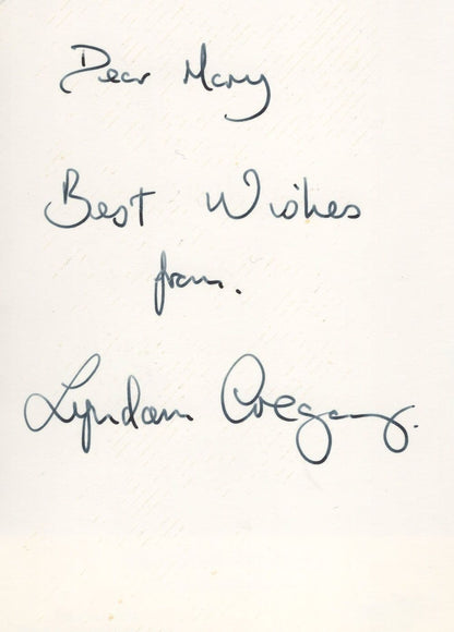 Lyndham Gregory as Guppy Sharma Hand Signed Eastenders Cast Card