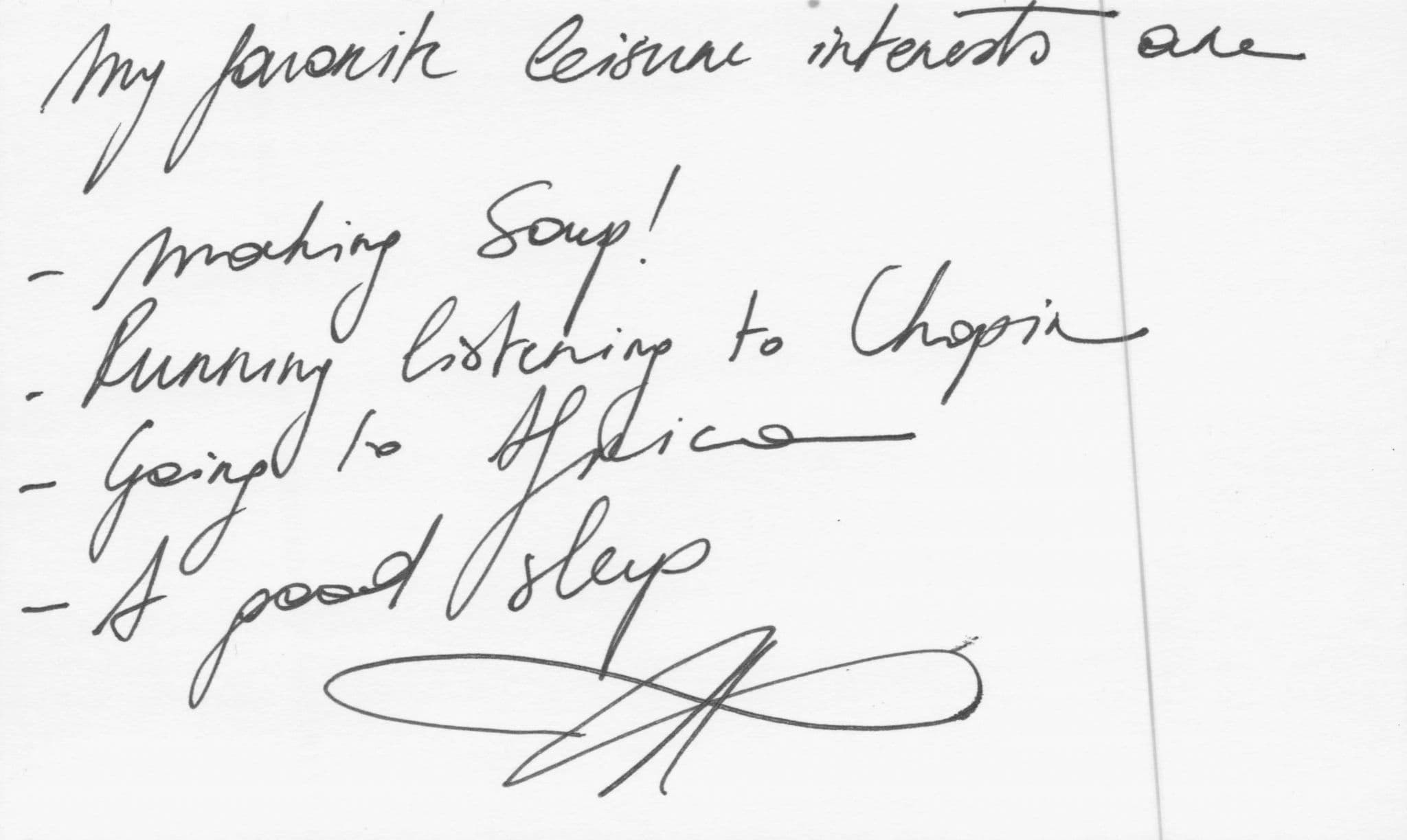 Lyne Renee of Motherland I Like Making Soup Hand Signed Card