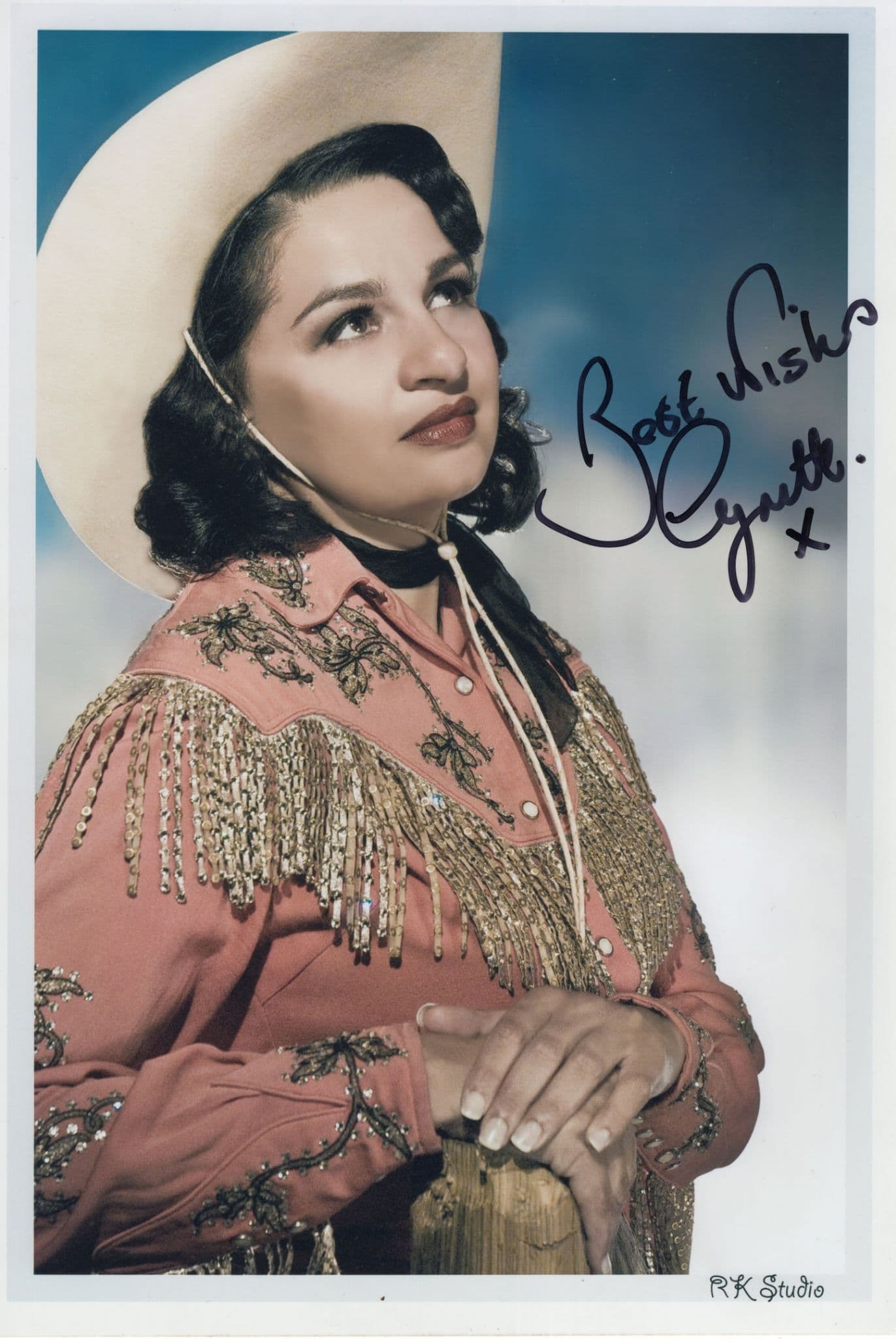 Lynette Morgan Giant 12x8 Rockabilly Country Music Hand Signed Photo