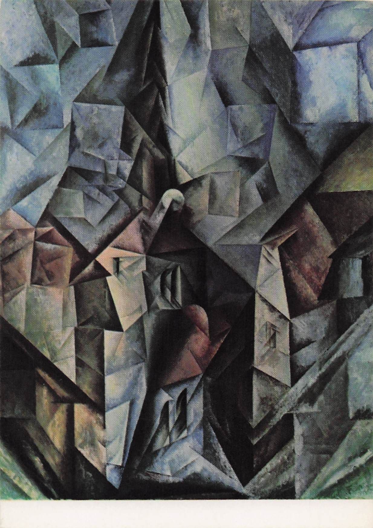 Lyonel Feininger Umpferstedt 1914 Painting Postcard