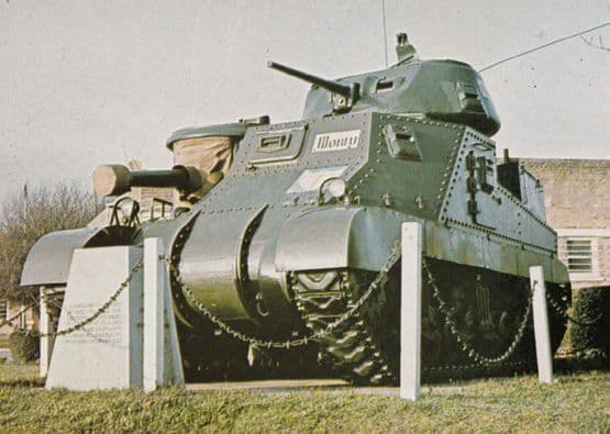M3 Grant Field Marshal Montgormery British Army Military Tank Rare Postcard
