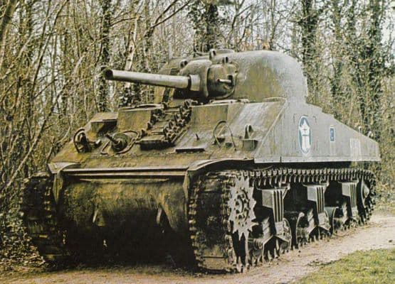 M4A2 Sherman III British Army Military Tank Rare Postcard
