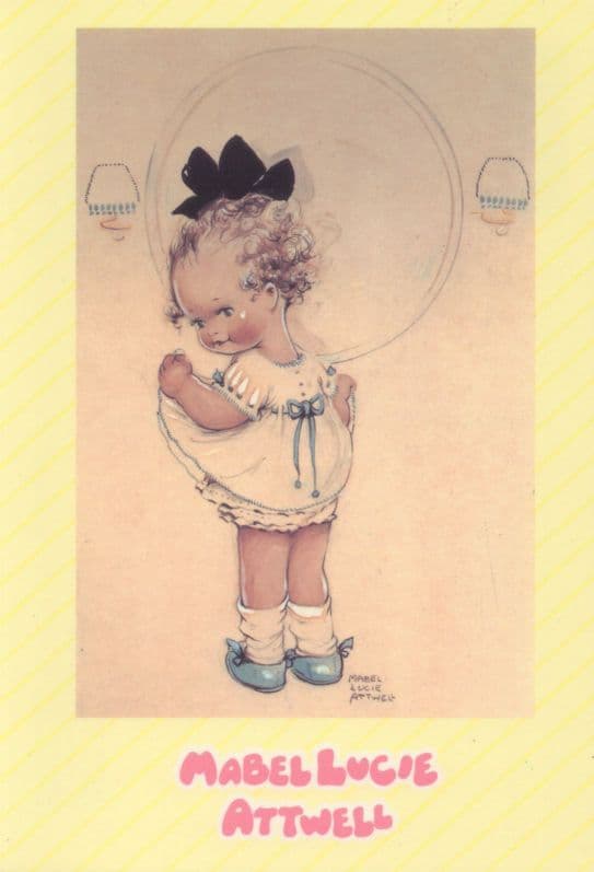 Mabel Lucie Attwell Just Look At Me Postcard