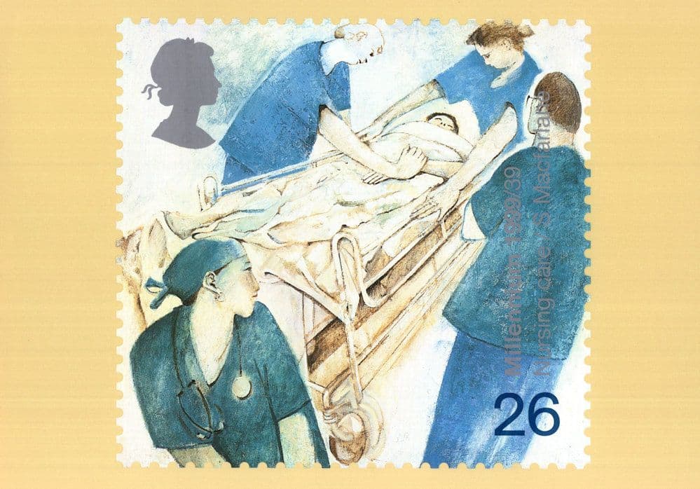 MacFarlane Nursing Nurses Hospital Care London Patients PHQ Postcard