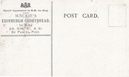 Mackies Edinburgh Shortcake Biscuit Restaurant Scottish Old Advertising Postcard