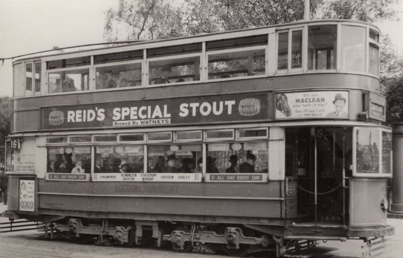 Macleans Toothpaste LCC East London E1 Bus Vintage Museum Photo