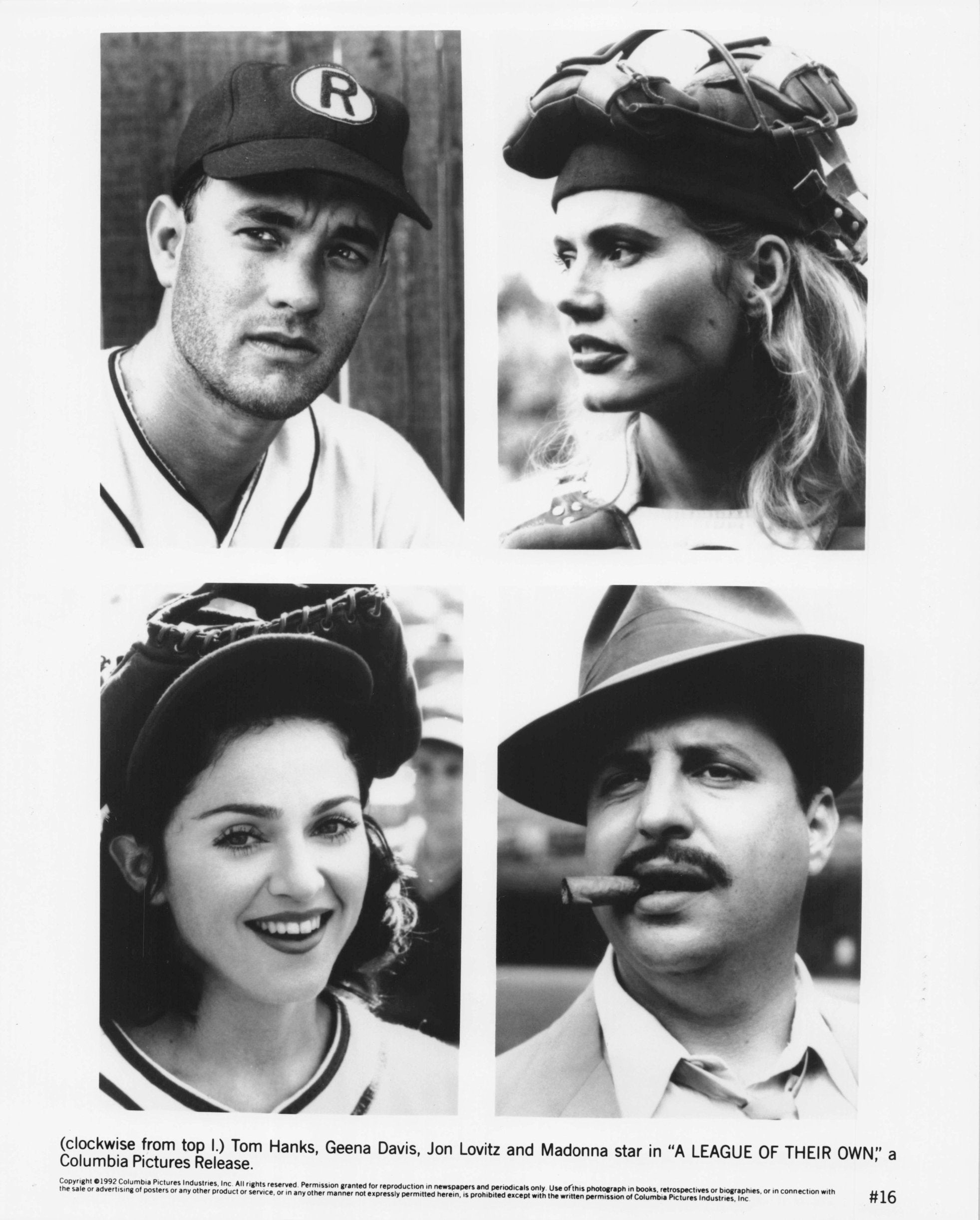 Madonna A League Of Their Own Film Tom Hanks Press Media Publicity Still Photo