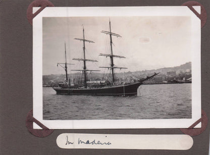 Madeira Boat Trip & Hammock 2x Portugal Antique Photo s
