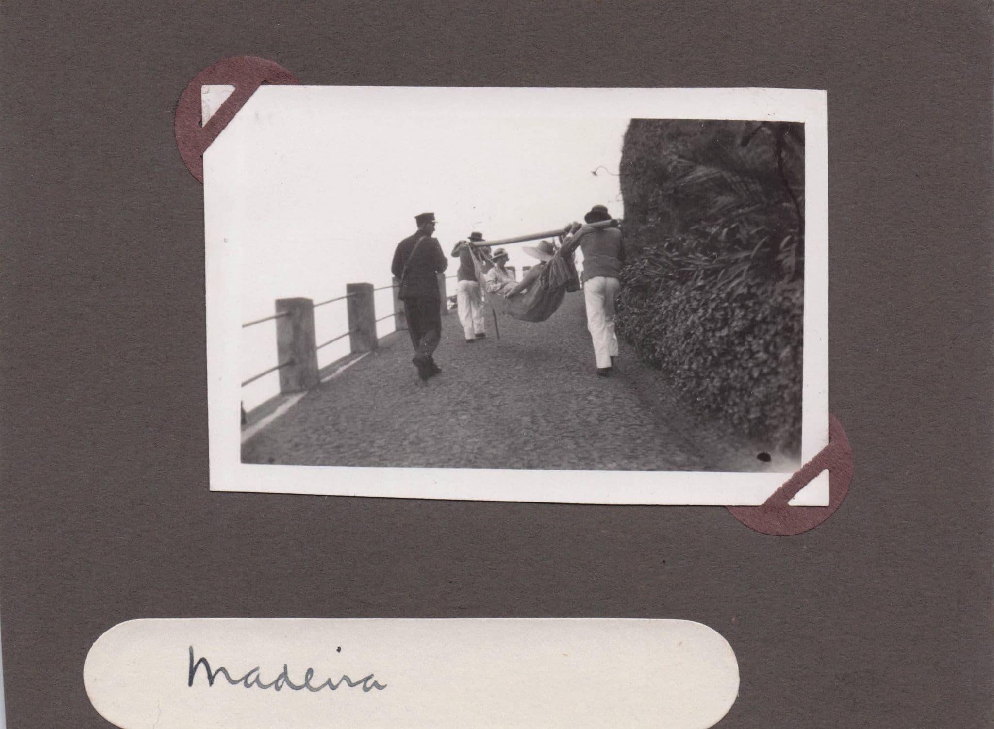 Madeira Boat Trip & Hammock 2x Portugal Antique Photo s