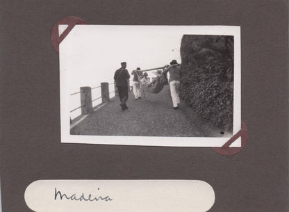Madeira Boat Trip & Hammock 2x Portugal Antique Photo s