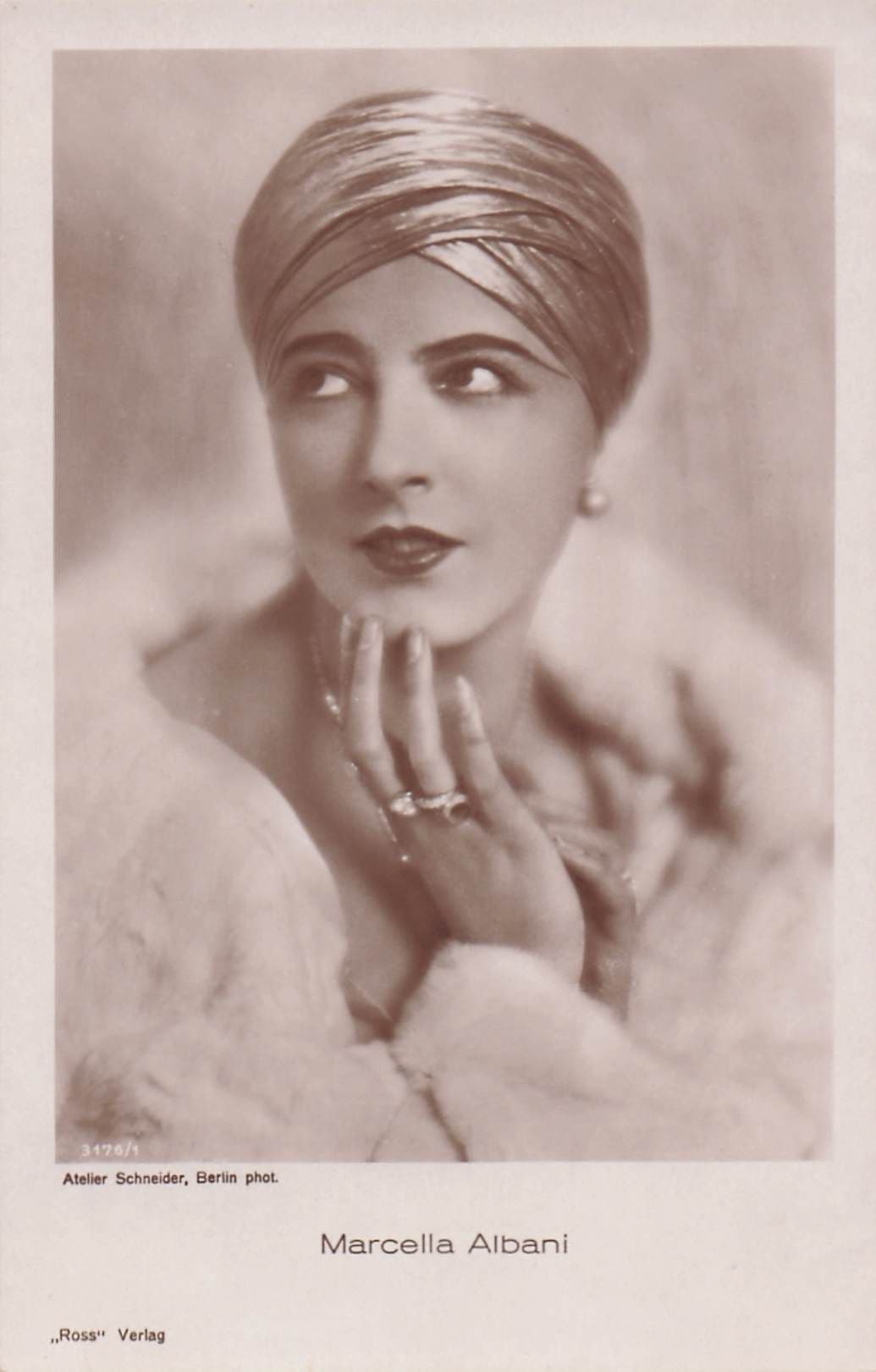 Mady Christians Austrian German Film Actress Old RPC Postcard