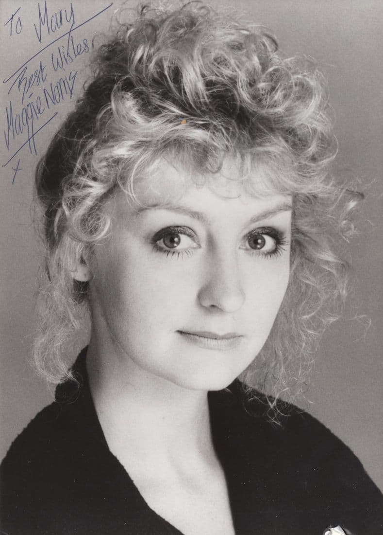 Maggie Norris Unidentified Large Double Hand Signed Photo