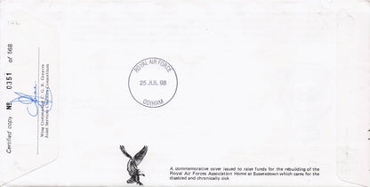 Magical Worlds Lewis Carroll Squadrons Of The Royal Air Force Hand Signed FDC