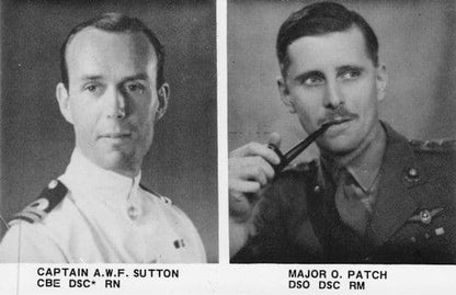 Major O Patch DSO DSC RM AWF Sutton Operation Judgement 2x Hand Signed FDC