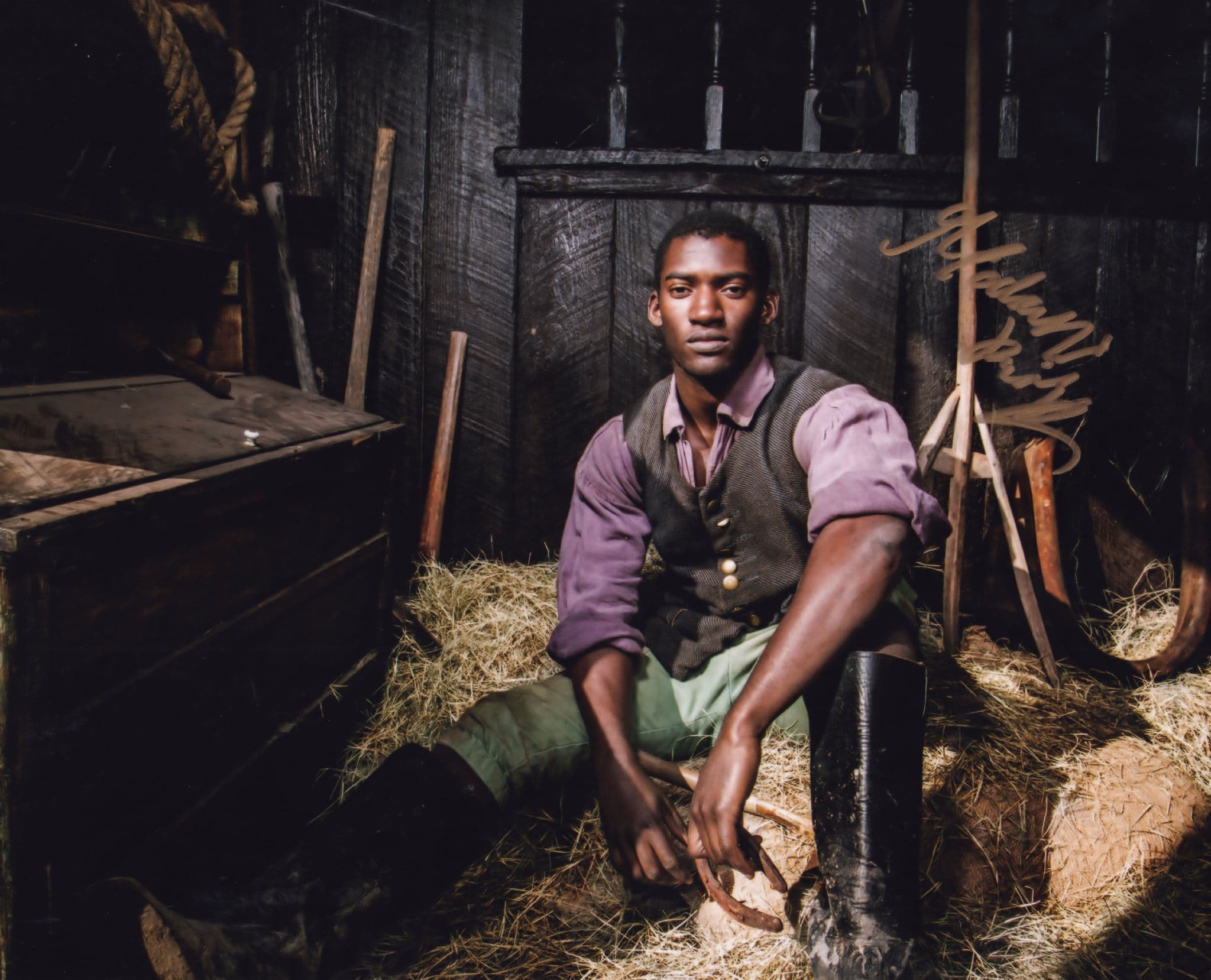 Malachi Kirby Roots TV Series Giant 10x8 Hand Signed Photo