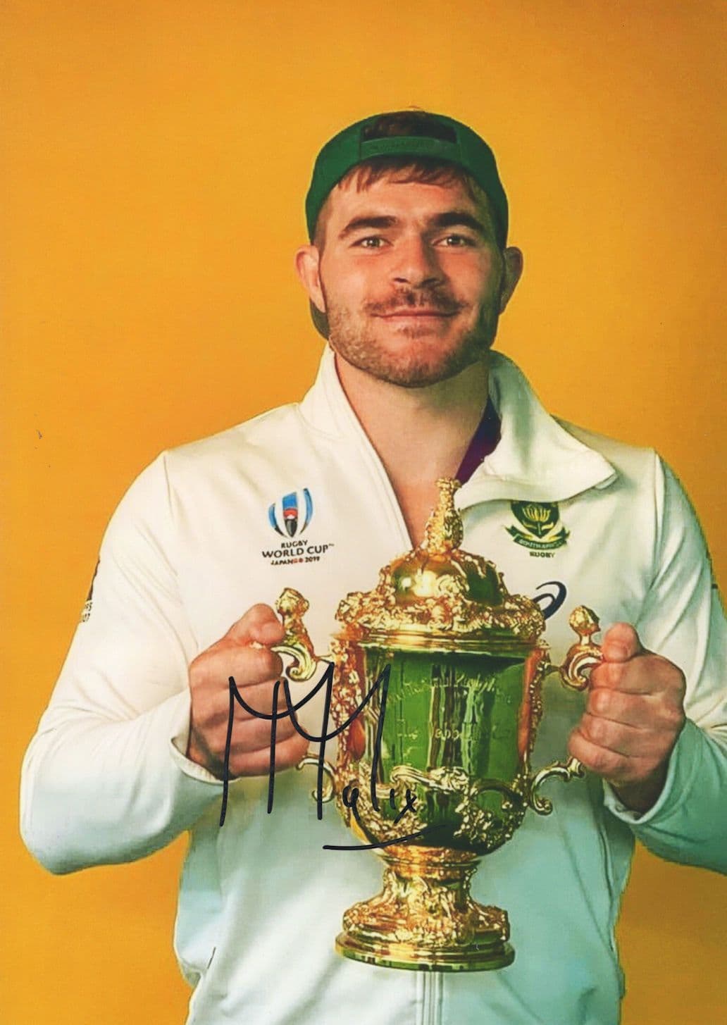 Malcolm Marx 2019 South African Rugby World Cup Hand Signed 12x8 Photo