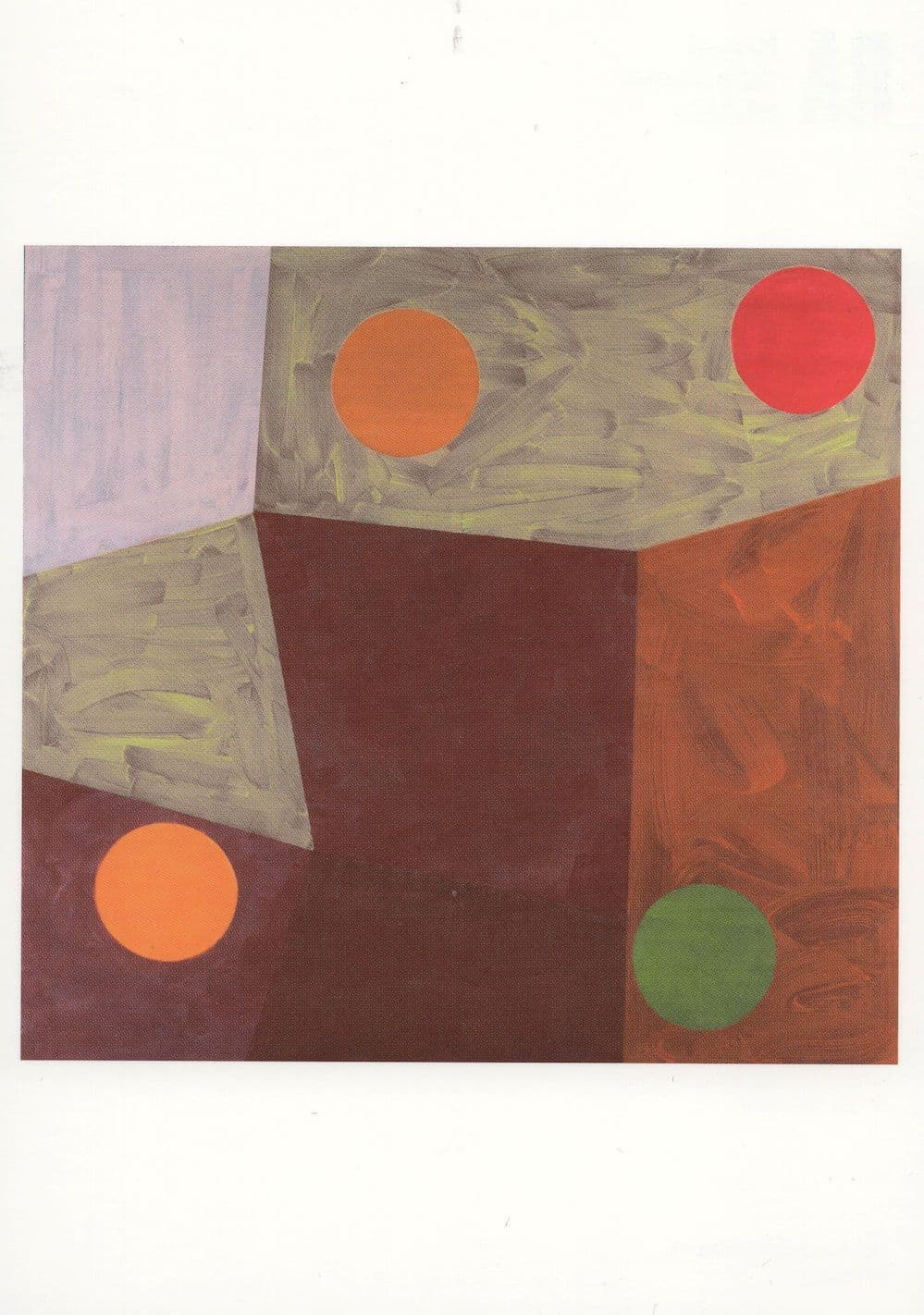 Mali Morris North By South 2010 Rare London Gallery Painting Postcard