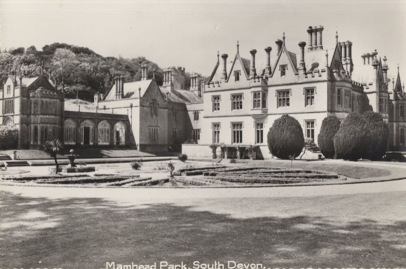 Mamhead Park Devon Vintage Rare Postcard