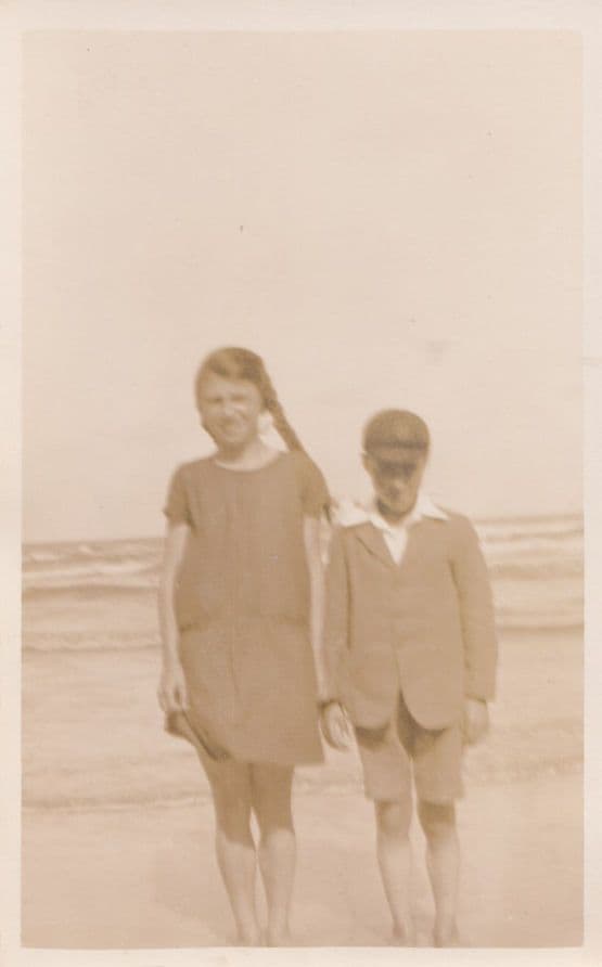 Man In A Dress Antique Transgender Transexual Real Plain Back Old Photo Postcard