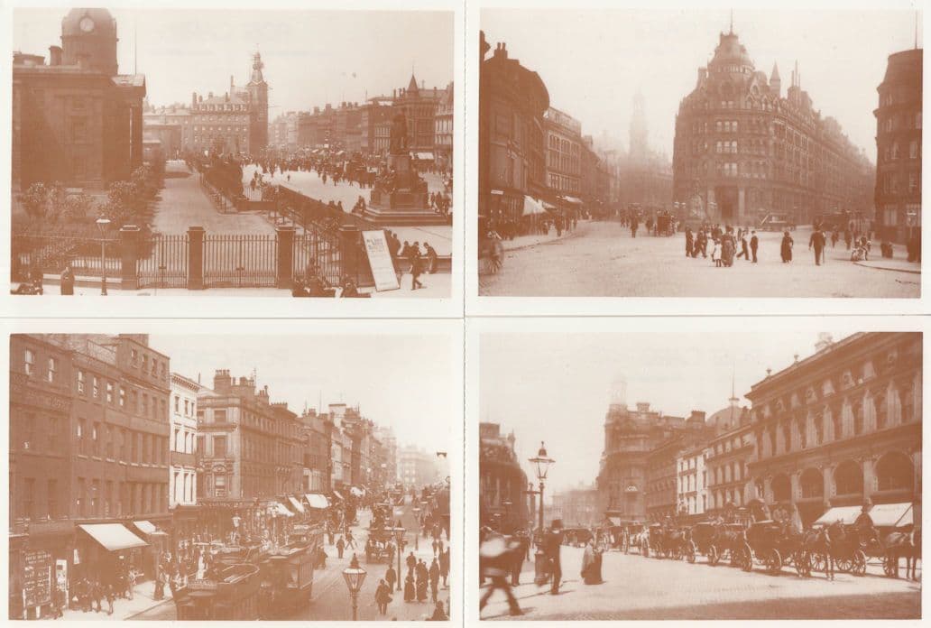 Manchester Queens Victoria Hotel Piccadilly 4x Postcard s