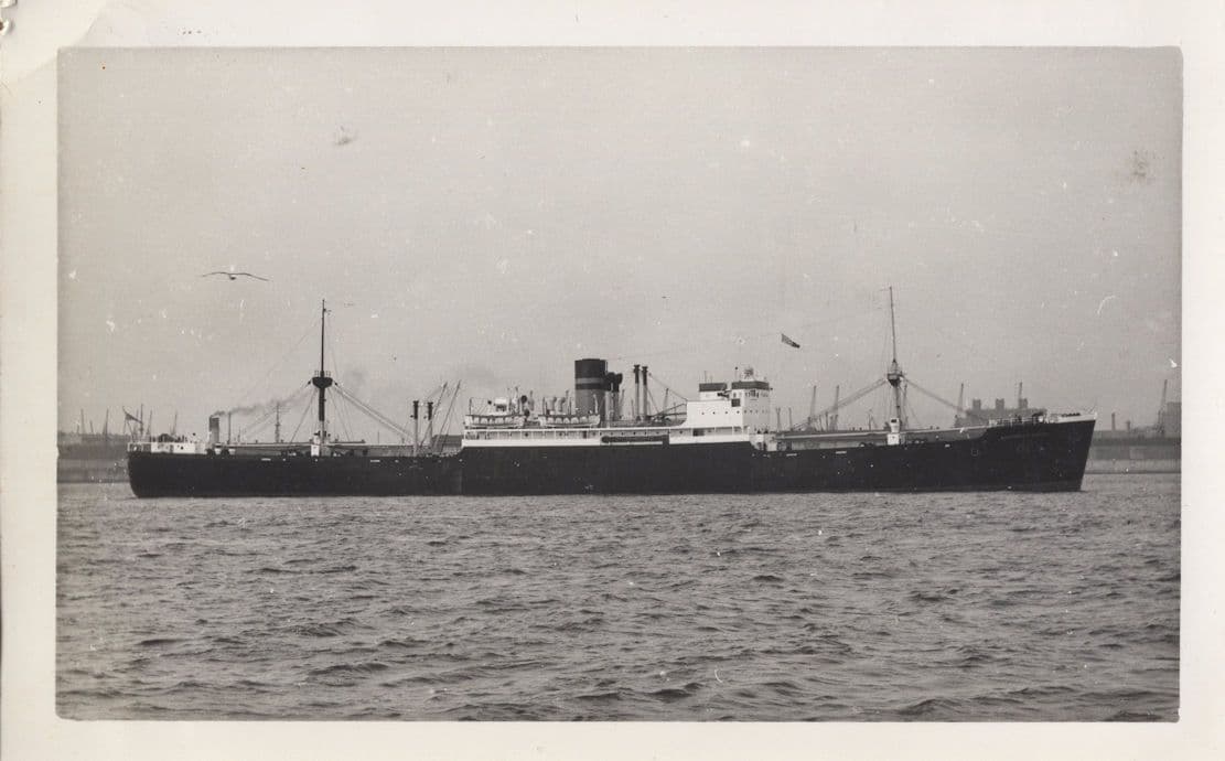 Manchester Shipper Built 1943 in WW2 Rare Ship Photo