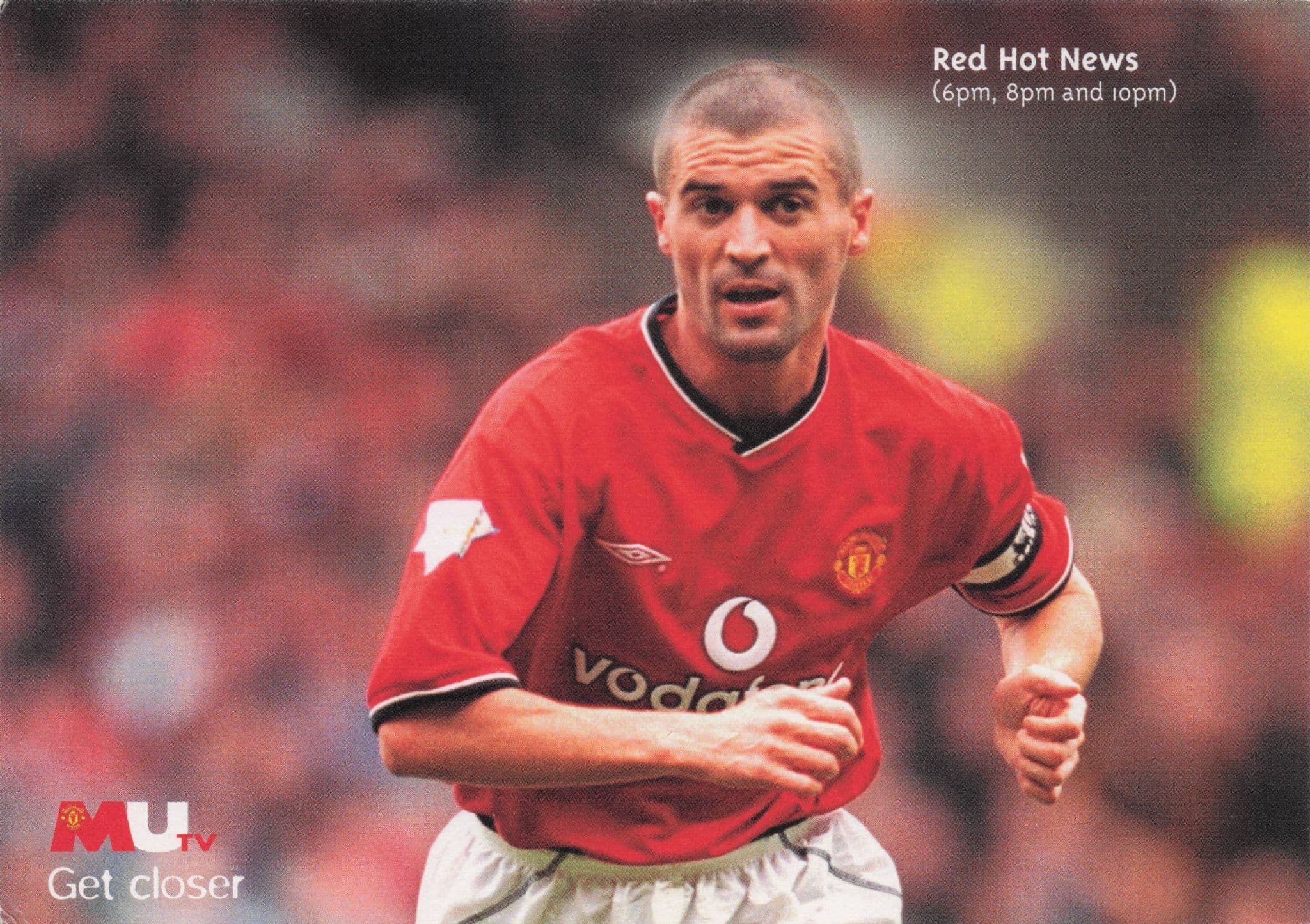 Manchester United FC Football Club TV Rare Postcard