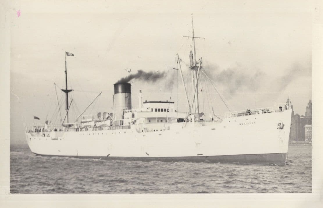 Manistee Cargo Ship Vintage Rare Photo