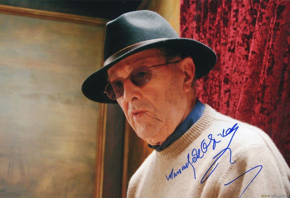 Manoel de Oliveira Portugal Film Director 12x8 Hand Signed Photo
