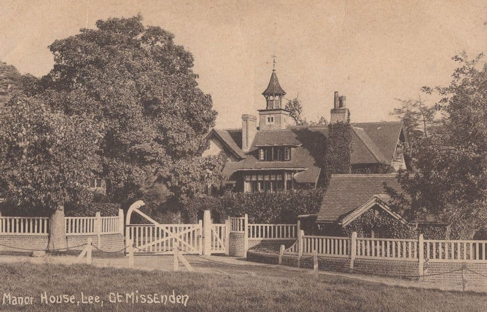 Manor House Lee Great Missenden Old Bucks Postcard
