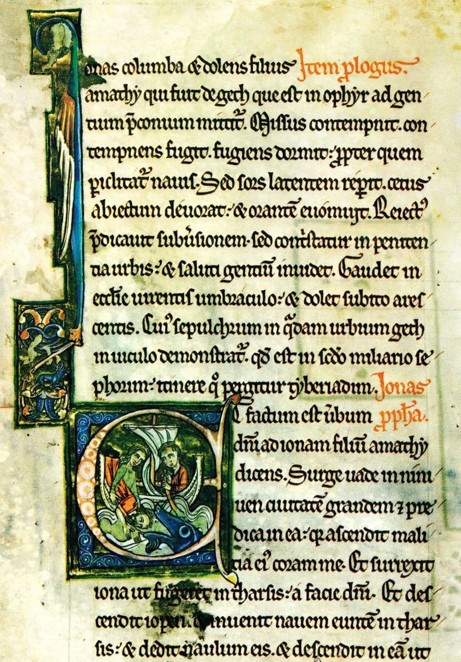 Manuscrits Du Mont Bible Book Livre De Jonas French Postcard