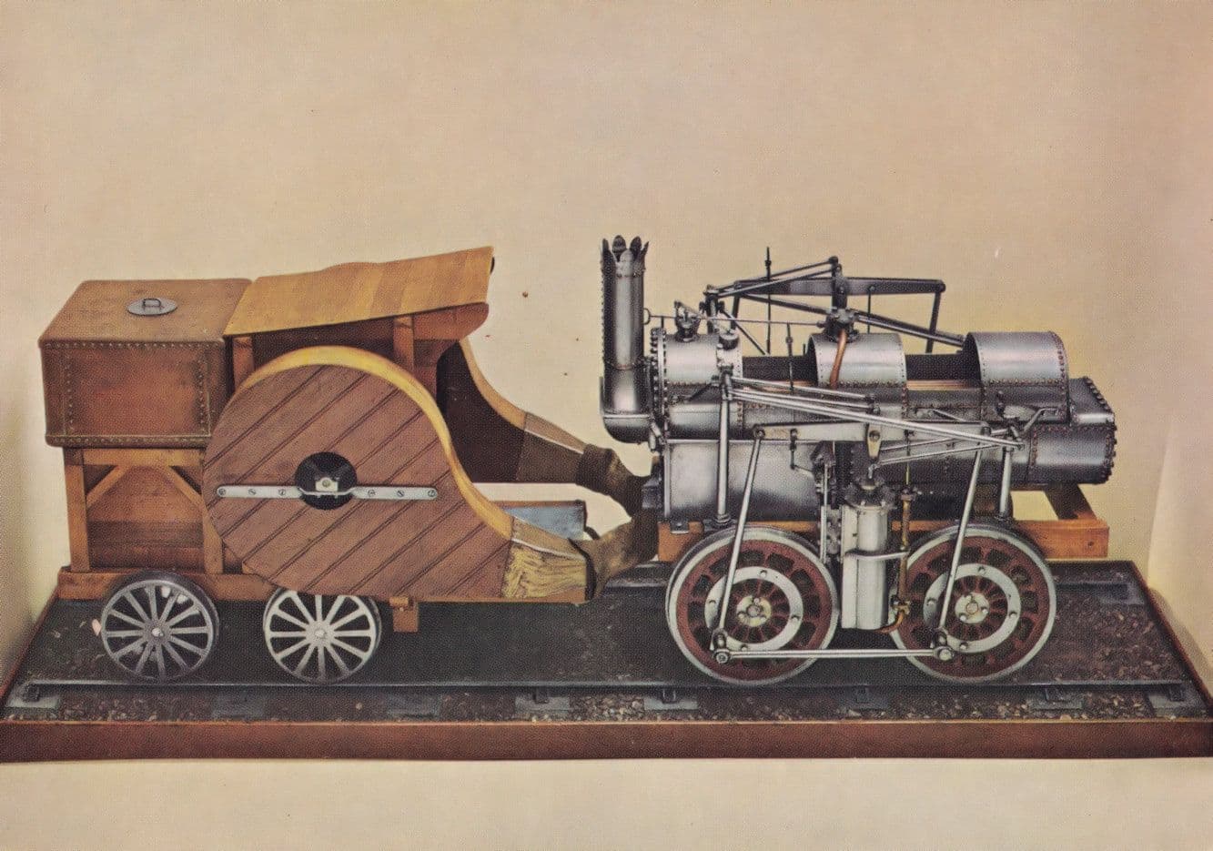 Marc Seguins Locomotive FIRST Multi Tubular Boiler Postcard