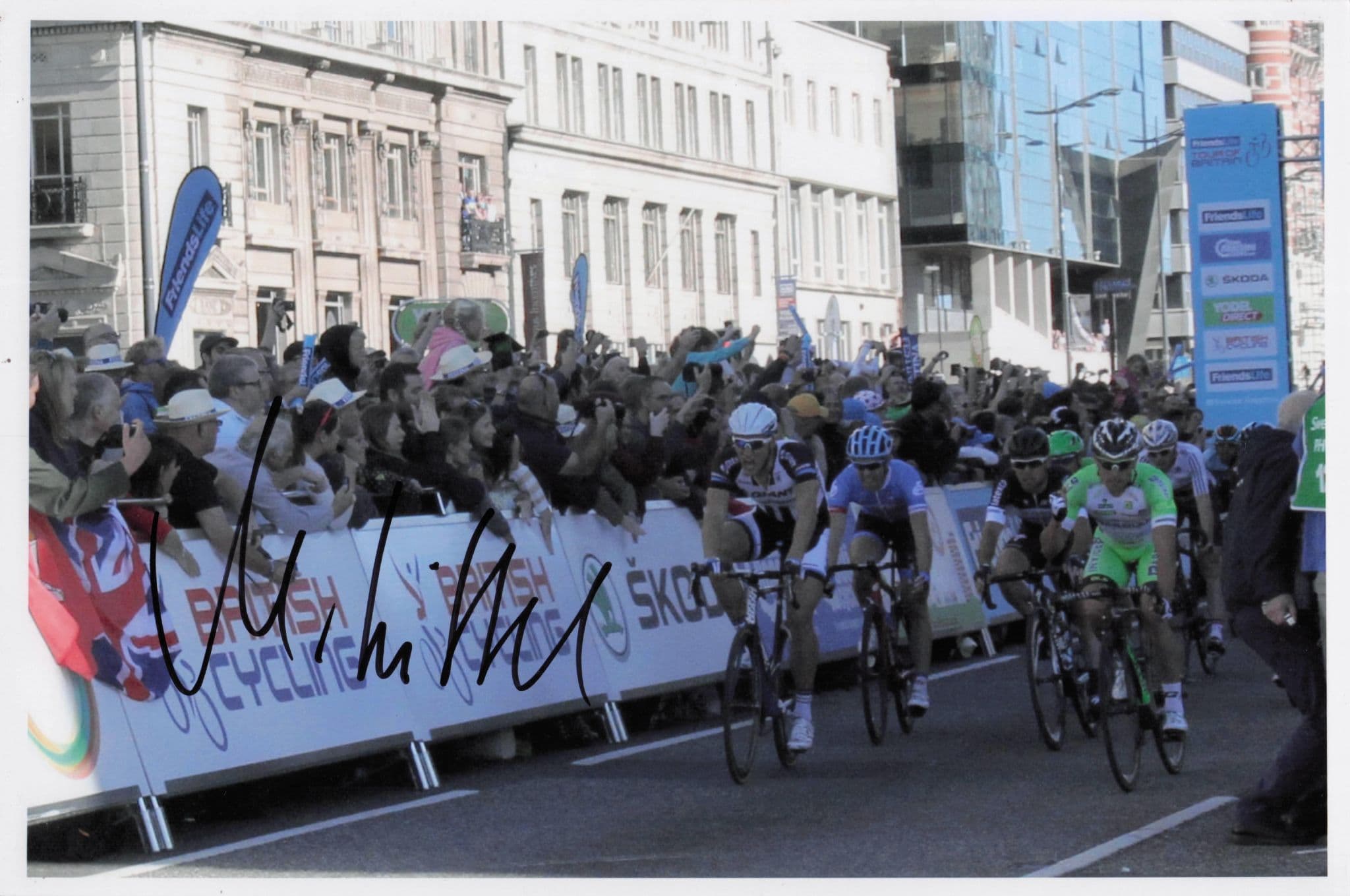 Marcel Kittel German Cyclist 2014 Tour Of Britain 12x8 Hand Signed Photo