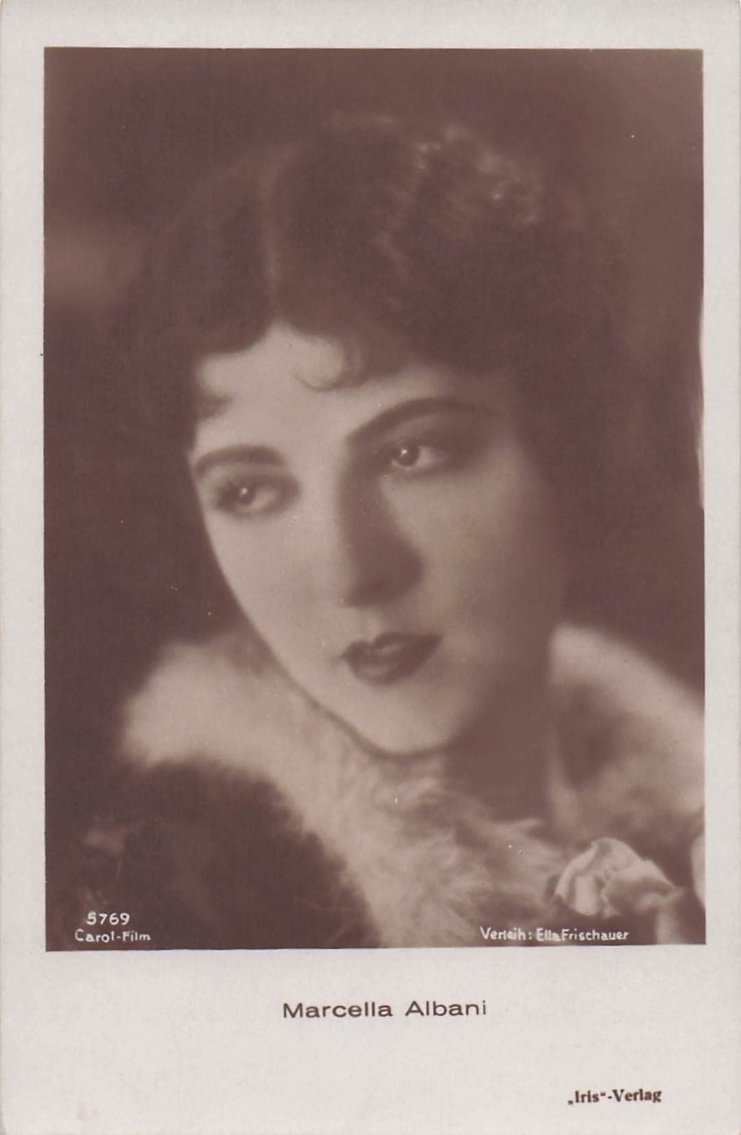 Marcella Albani Italian Vintage Film Actress Writer RPC German Postcard