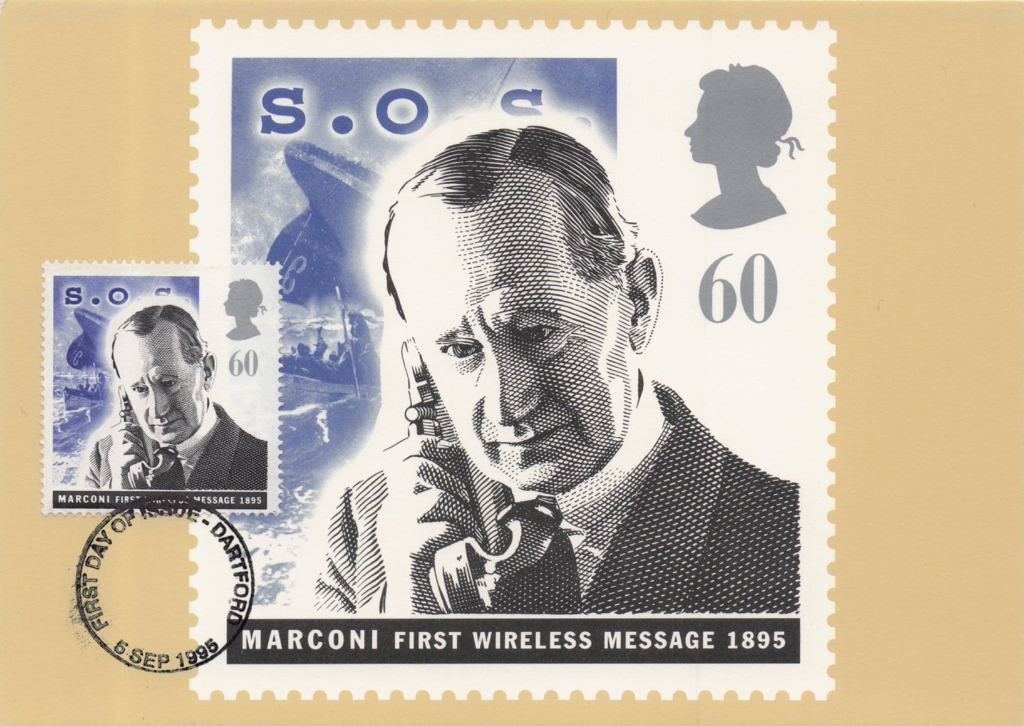 Marconi 1st Victorian 1800s Wireless Radio Message Rare FDC Postcard