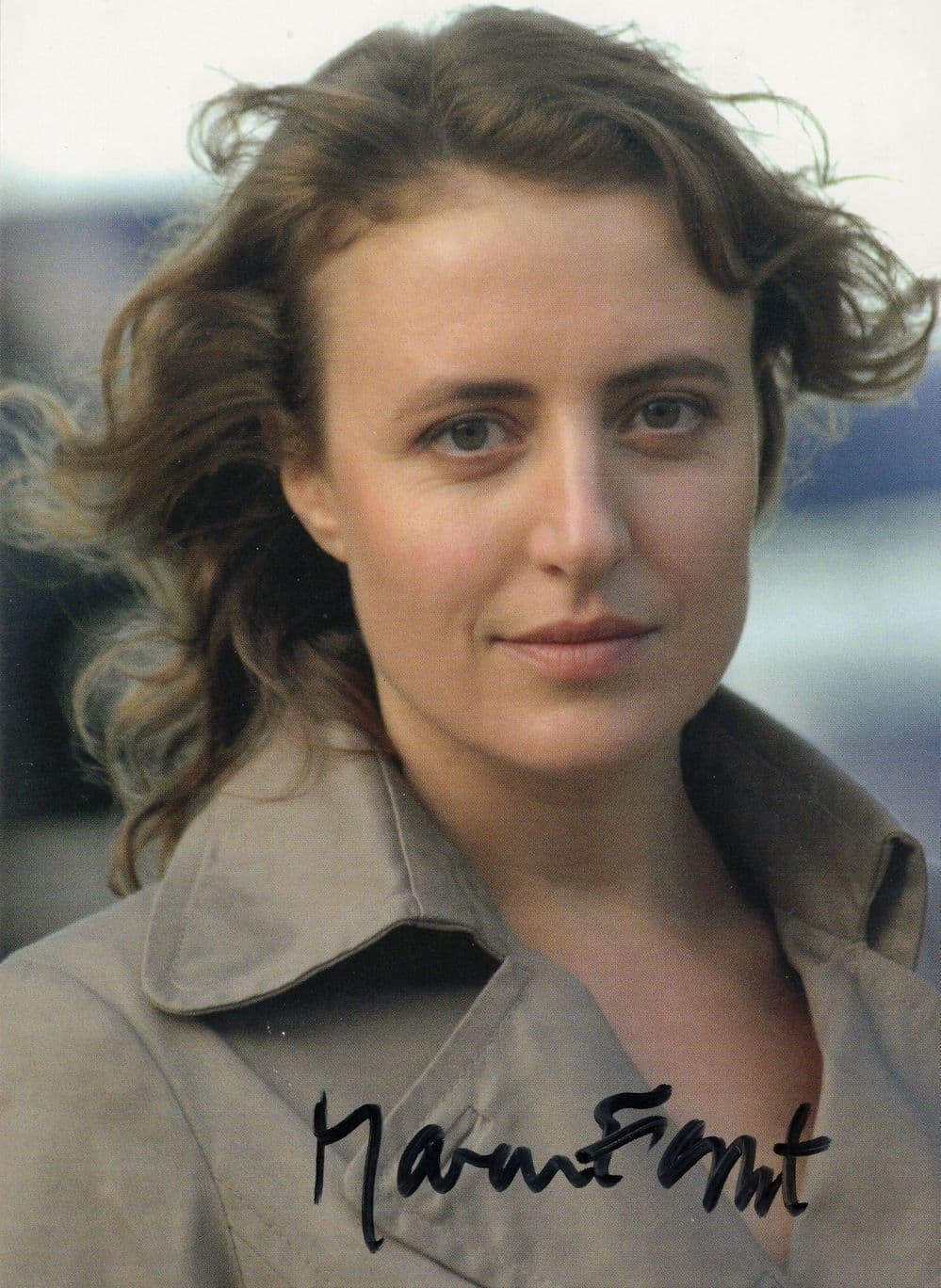 Maren Eggert Tatort German Actress Hand Signed Photo