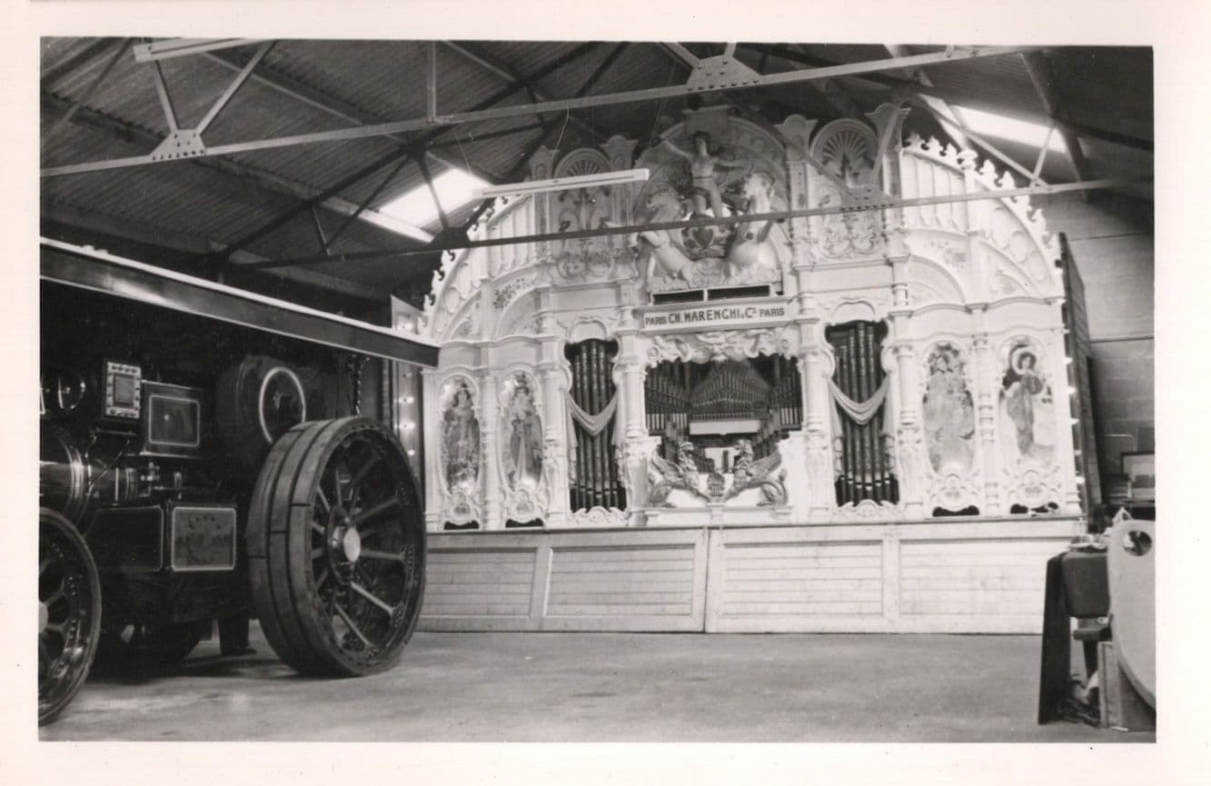 Marenghi Fair Antique Organ at Thursford in 1960 PB Postcard Photo