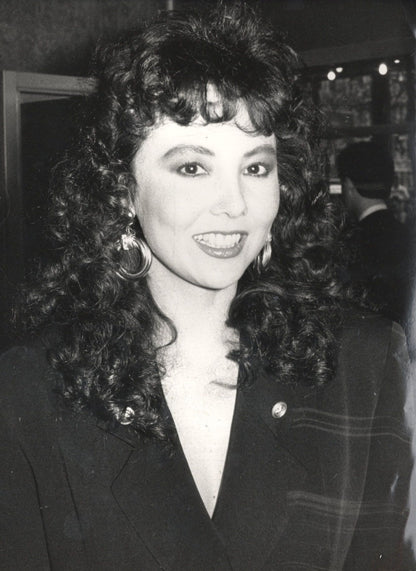Marie Helvin Fashion Model Wife Of David Bellamy 1987 Press Photo