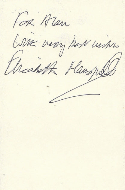 Marie Lloyd Musical Elizabeth Mansfield Hand Signed & Message Theatre Flyer