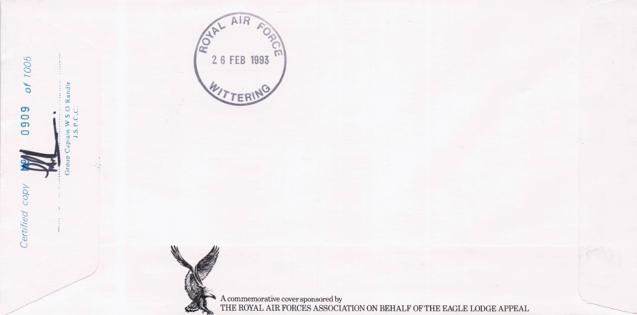 Marine Clocks Timekeepers CCN Burwell Squadrons Of The RAF Hand Signed FDC