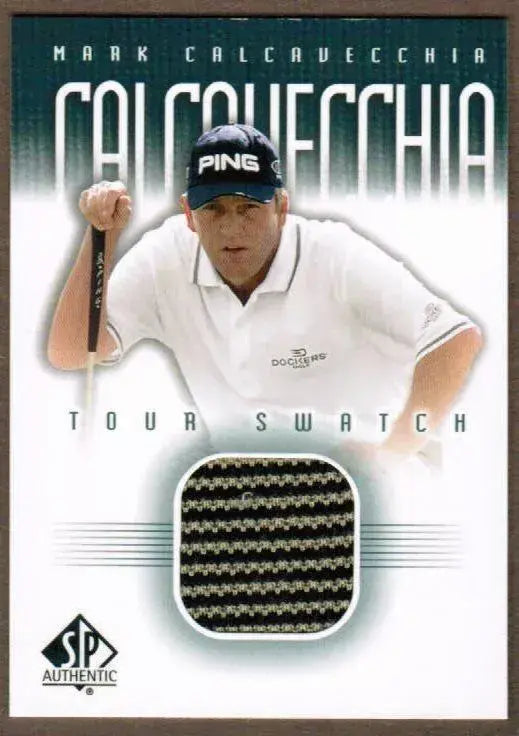 Mark Calcavecchia Original Worn Shirt Golf Tour Rare Limited Upper Deck Card
