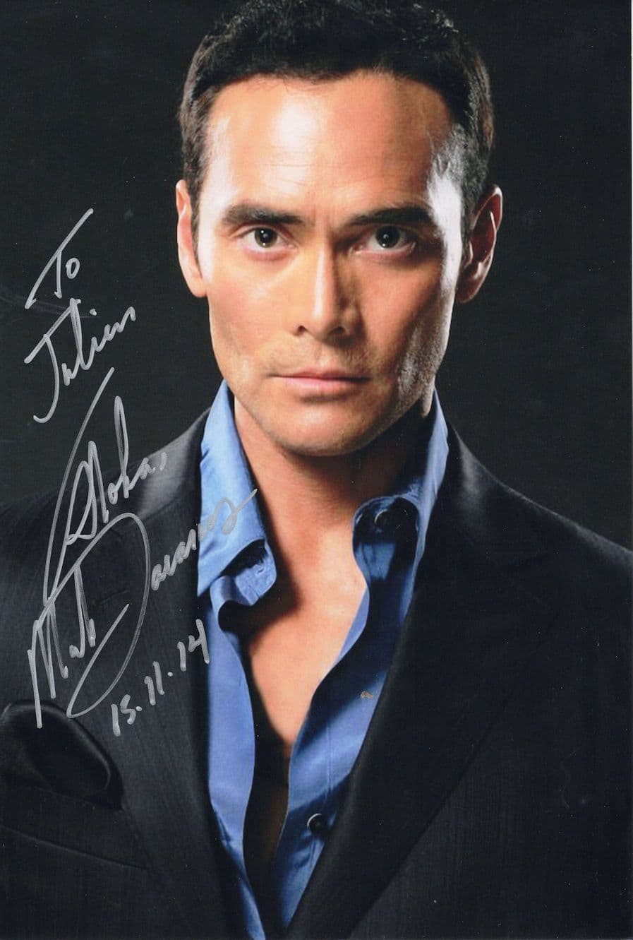 Mark Dacascos John Wick Martial Arts Actor 12x8 Hand Signed Photo