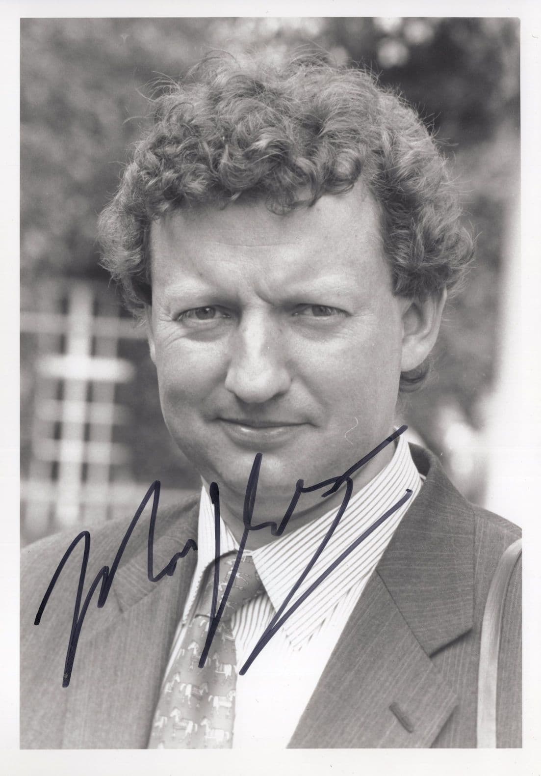 Mark Johnstone Scottish Horse Race Trainer 7x5 Hand Signed Photo