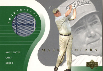 Mark O'Meara 2001 Upper Deck Worn Shirt Golf Tour Rare Limited Threads Card