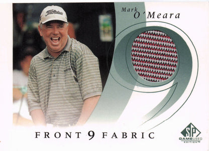 Mark O'Meara Front 9 Fabric 2002 Upper Deck Authentic Shirt Card