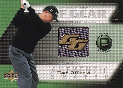 Mark O'Meara Golf Gear Real Player Shirt Swatch Upper Deck Card